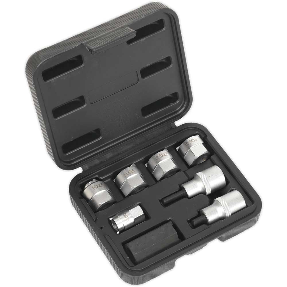 Image of Sealey 8 Piece MacPherson Strut Nut Removal and Installation Set