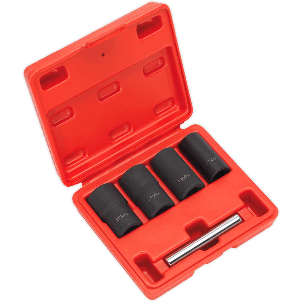 Sealey SX201 5 Piece 1/2" Drive Locking Wheel Nut Removal Set 1/2