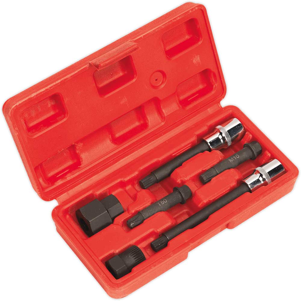 Sealey 6 Piece Alternator Freewheel Pulley Removal Tool Kit
