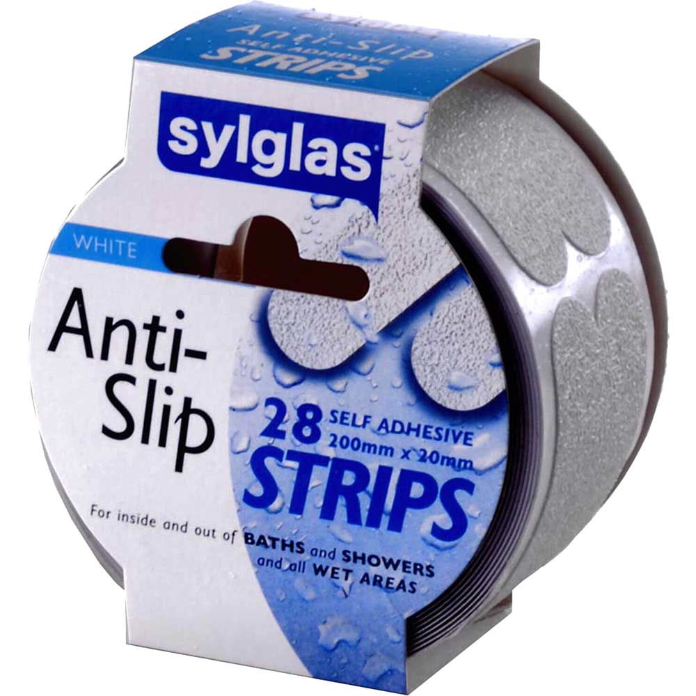 Image of Sylglas Anti Slip Strips Clear Pack of 28