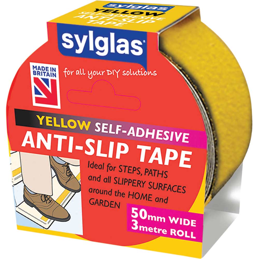 Sylglas Anti SlipTape Yellow 50mm 3m