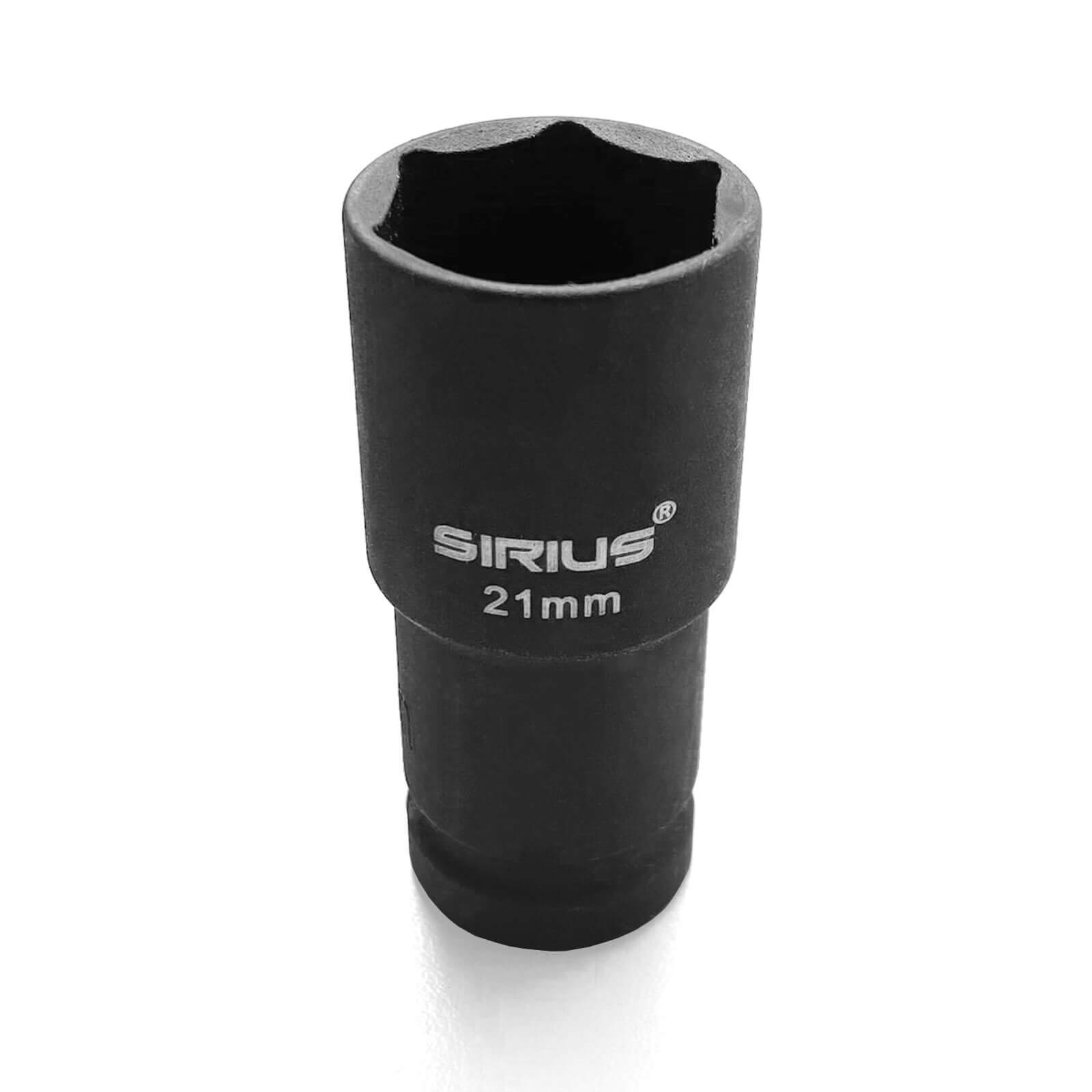 Image of Sirius 1/2" Drive Impact Scaffolders Socket 21mm With Ring and Pin 1/2" 21mm