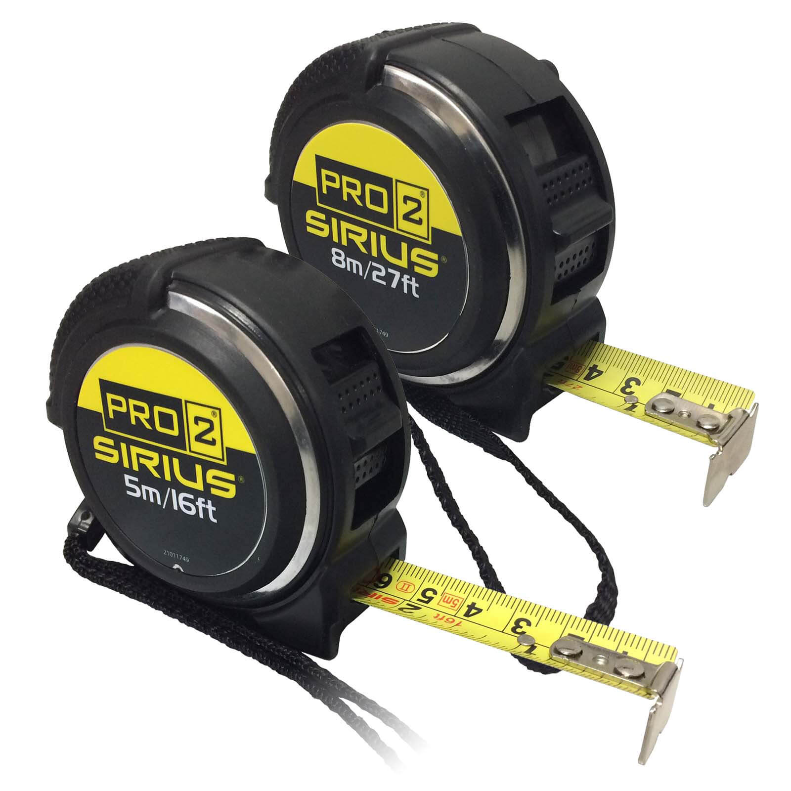 Photos - Tape Measure and Surveyor Tape Sirius 2 Piece Pro 2 Tape Measure Set SRSKIT16 