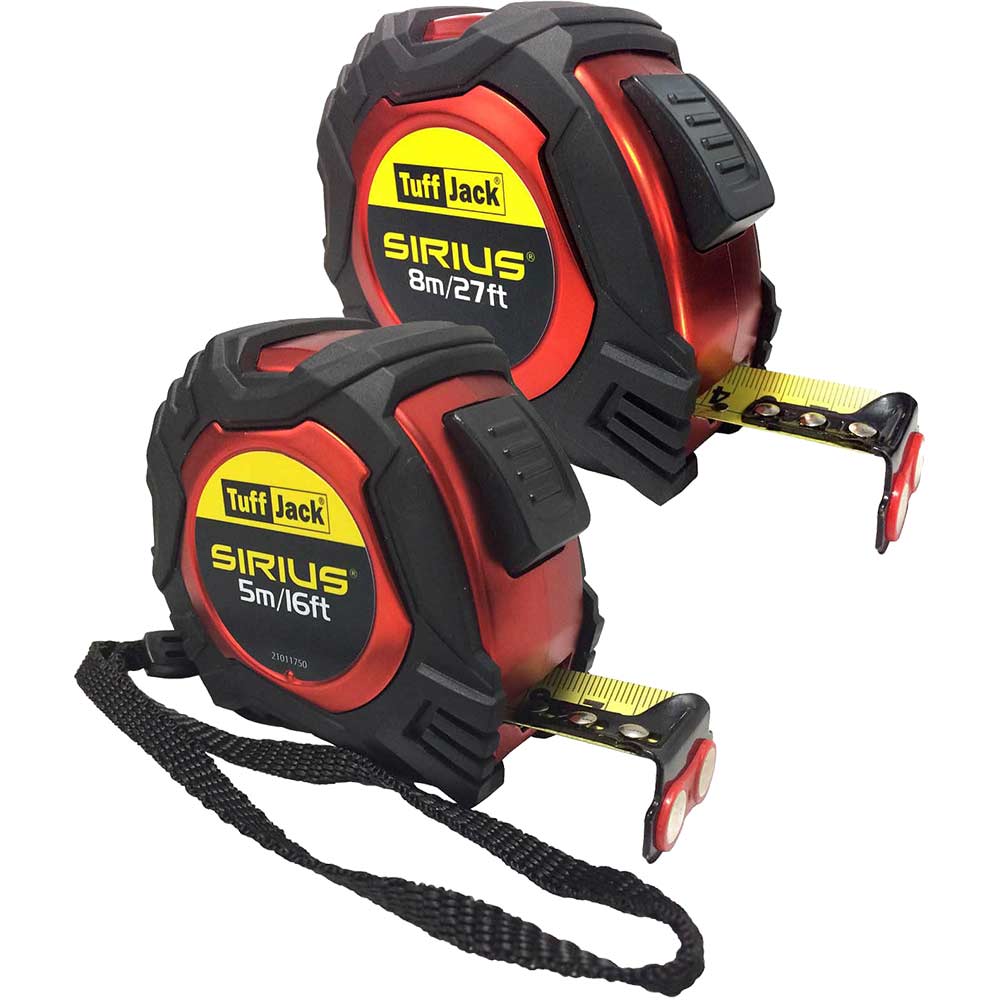 Image of Sirius 2 Piece Professional Tuff Jack Tape Measure Set