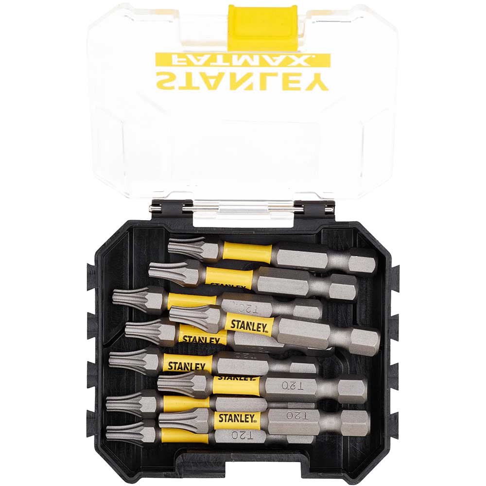 Stanley FatMax Bulk Storage Impact Torx Screwdriver Bits T20 50mm Pack of 10