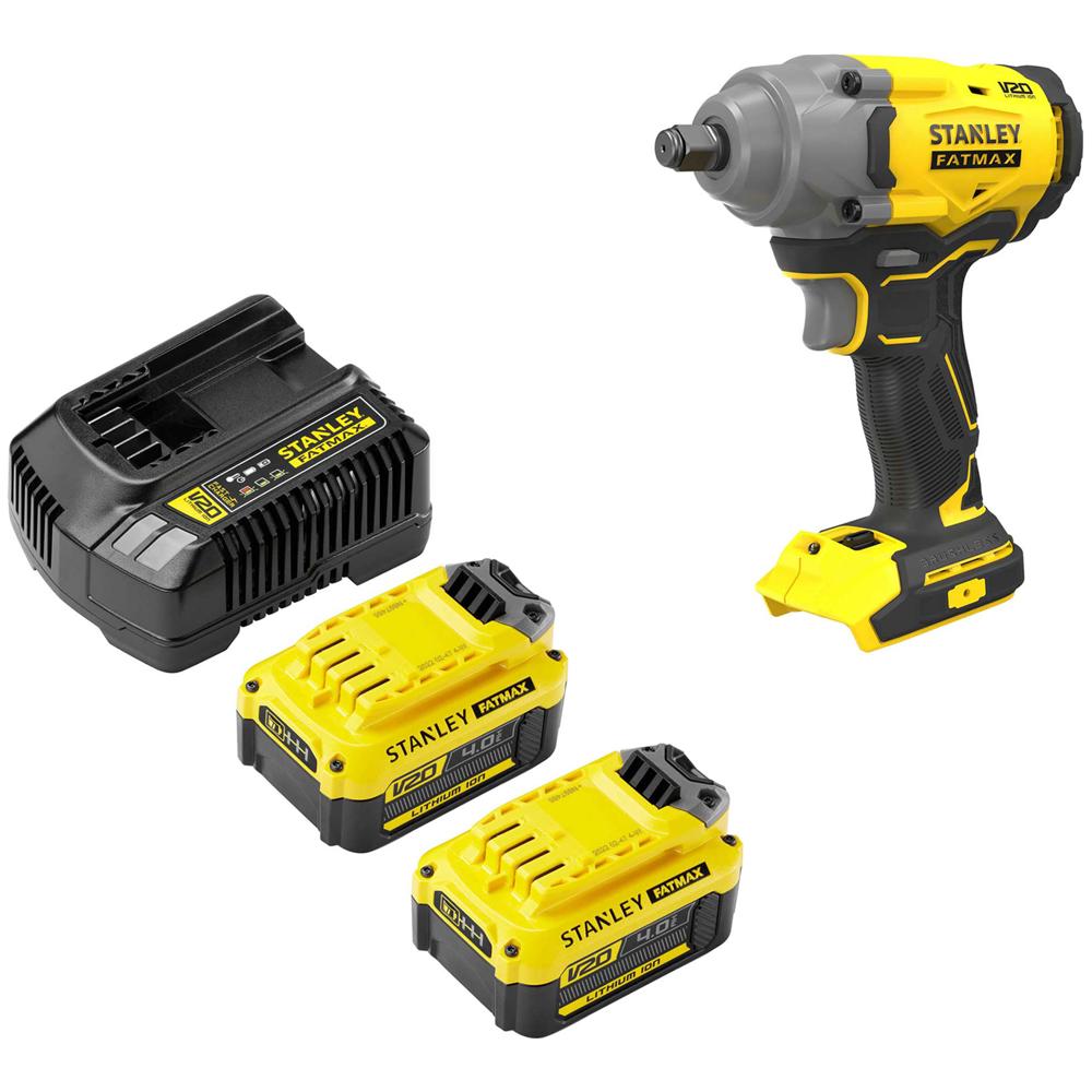 Photos - Wrench Stanley Fatmax V20 SFMCF920 18v Cordless Brushless Mid Torque 1/2" Impact  SFMCF920M2 