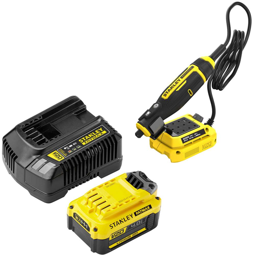 Stanley Fatmax V20 Sfmce030 18v Cordless Rotary Multi Tool 1 X 4ah Li-ion Charger No Case