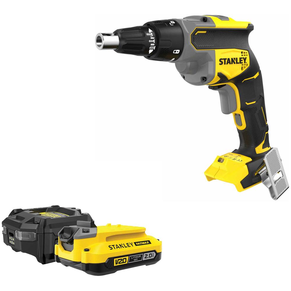 Stanley Fatmax V20 Sfmcf600 18v Cordless Drywall Screwdriver 1 X 2ah Li-ion Charger No Case