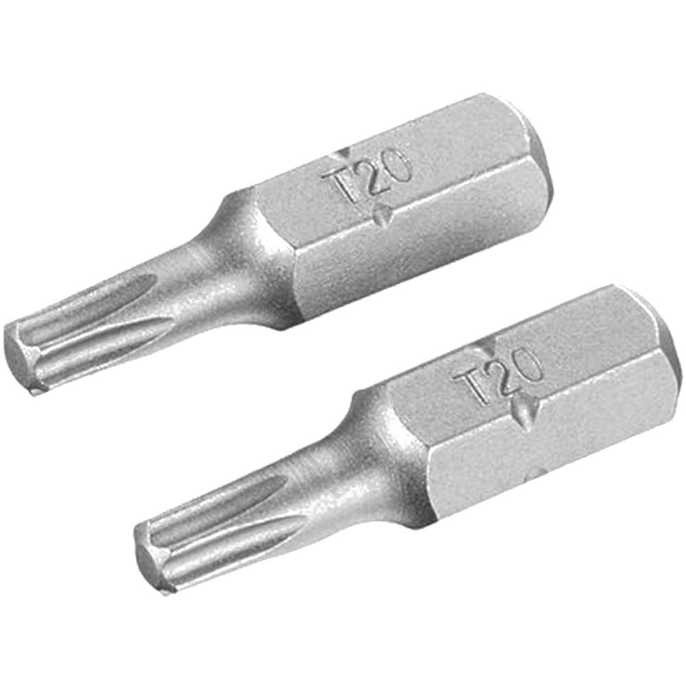 Stanley Torx Screwdriver Bits T20 25mm Pack of 2