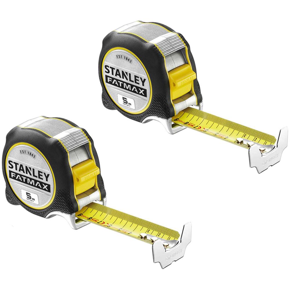 Stanley 2 Piece Fatmax Xtreme Tape Measure Metric Kit Metric 5m 32mm