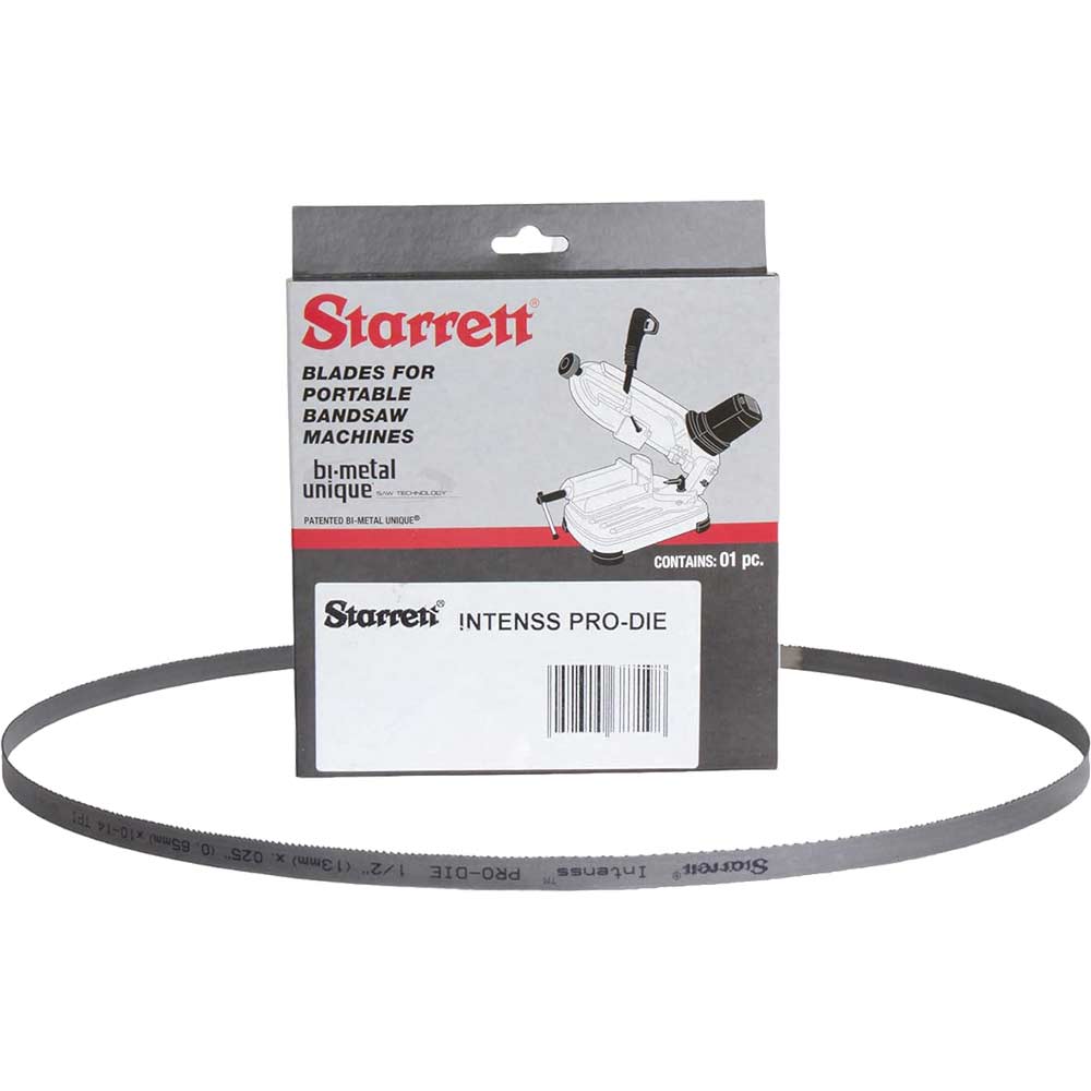 Starrett Intenss Pro Die M42 Bi Metal Power Tool Bandsaw Blades 1335mm 13mm 10/14TPI