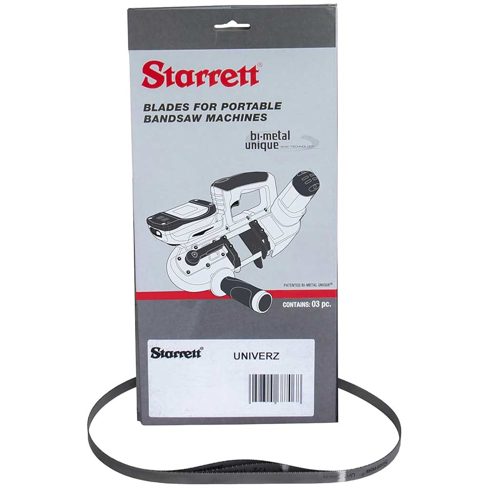 Starrett Univerz M42 Bi Metal Power Tool Bandsaw Blades Pack of 3 900mm 13mm 18tpi