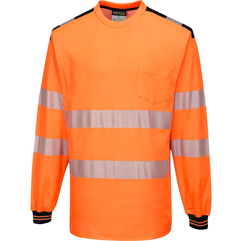 Portwest HiVisTex Pro Long Sleeved T Shirt | High Vis T Shirts