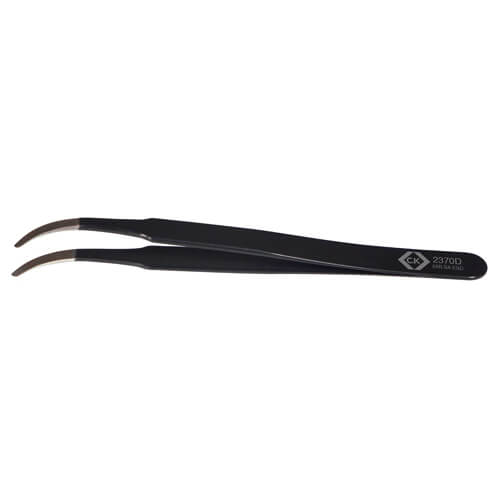 CK Positioning ESD Curved Tweezers Smooth Tips