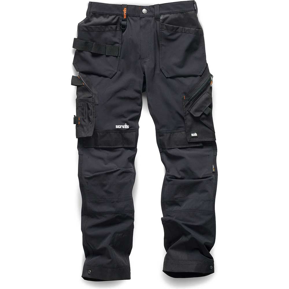 Scruffs Pro Flex Plus Holster Trouser Black 30" 34