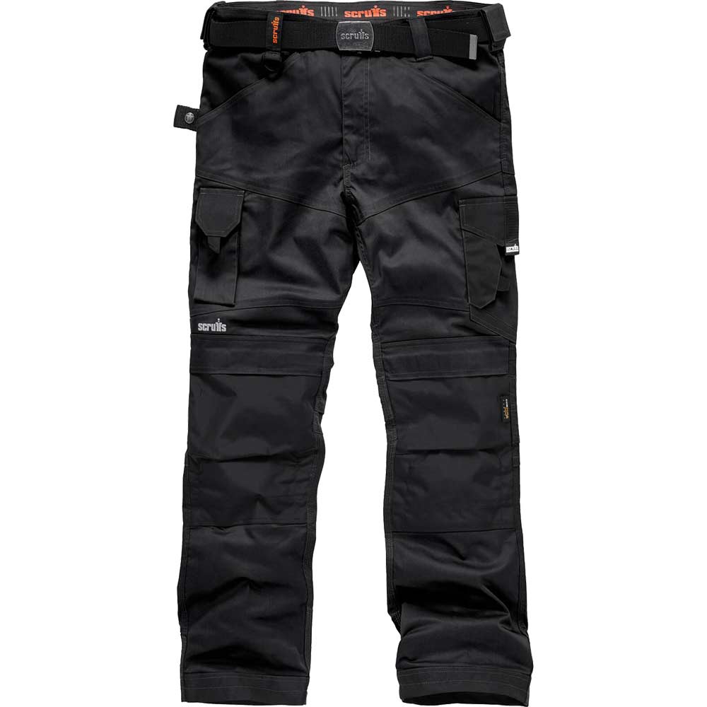 Scruffs Pro Flex Plus Holster Trouser Black 28" 32