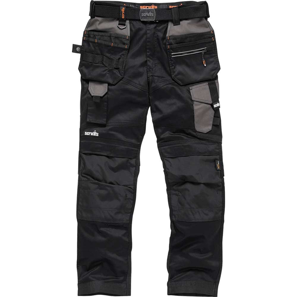 Scruffs Pro Flex Holster Trouser Black 32" 30