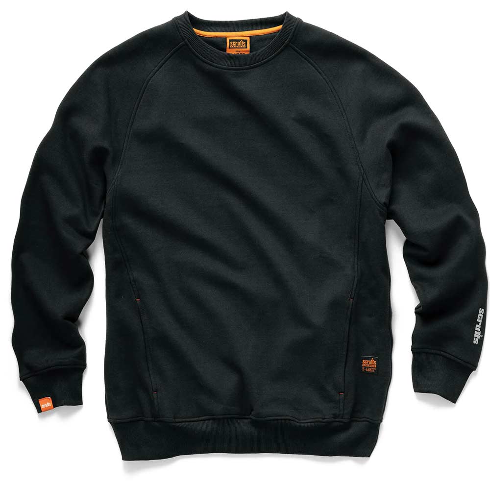 Scruffs Eco Worker Sweatshirt Black S