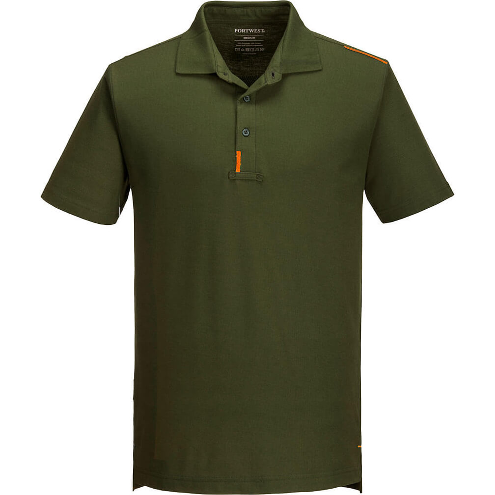 Image of Portwest WX3 Polo Shirt Olive XL