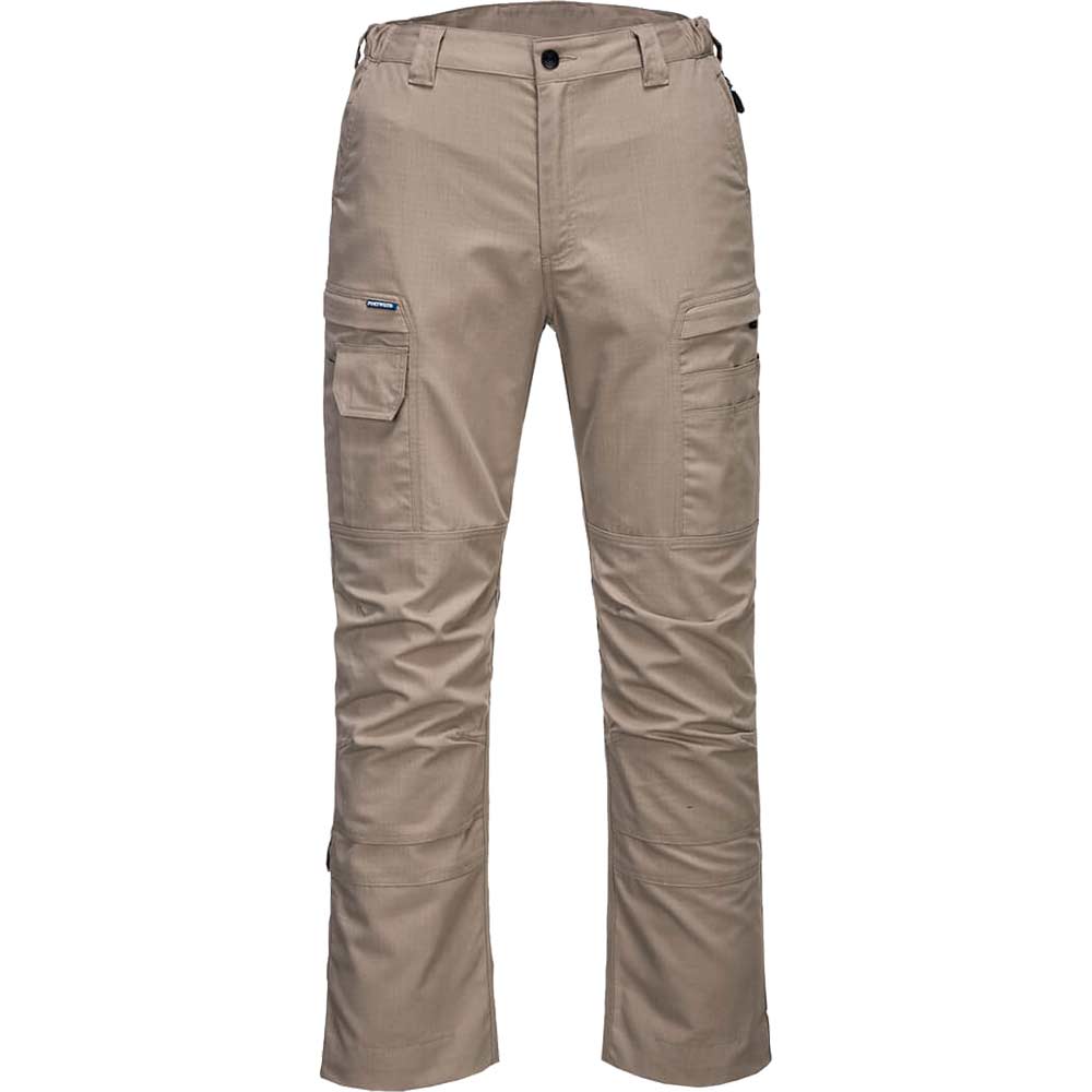 Portwest T802 KX3 Ripstop Trousers Sand 30" 31