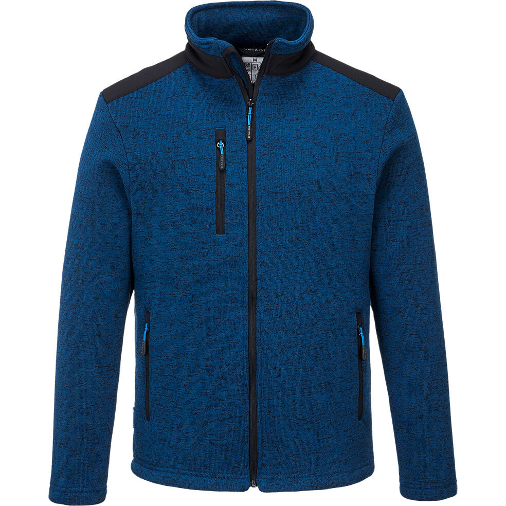 Image of Portwest KX3 Mens Performance Fleece Jacket Persian Blue 2XL
