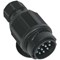 Sealey 13 Pin Twin Inlet Euro Towing Plug Plastic 12v  Sealey 13 Pin Twin Inlet Euro Towing Plug Plastic 12v