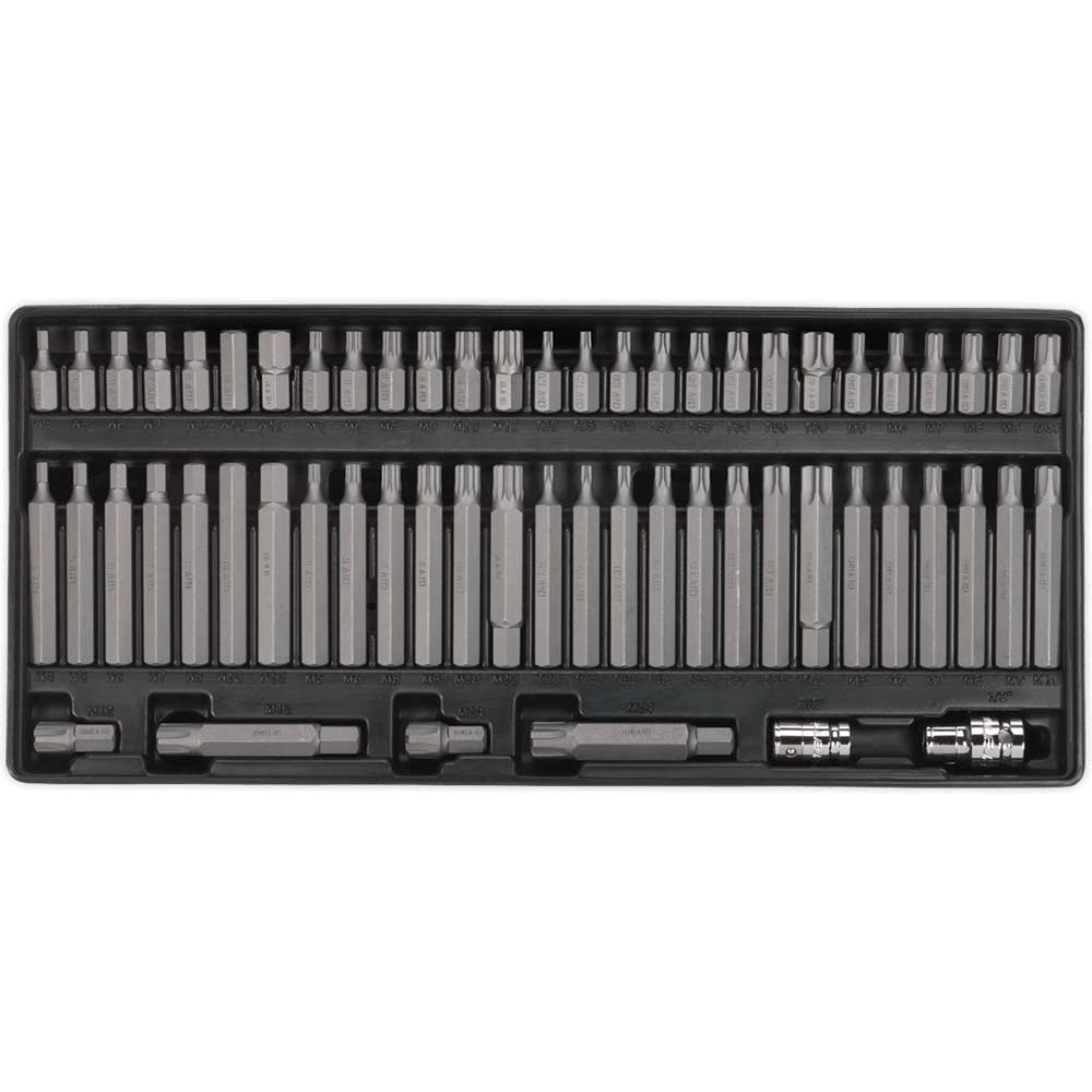 Image of Sealey 60 Piece Screwdriver Bit Set in Module Tray