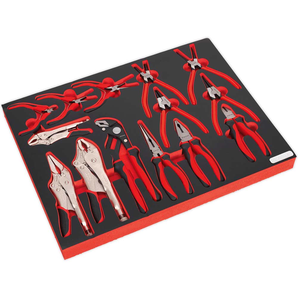 Image of Sealey 14 Piece Plier Set in Module Tray for AP24 Tool Chests
