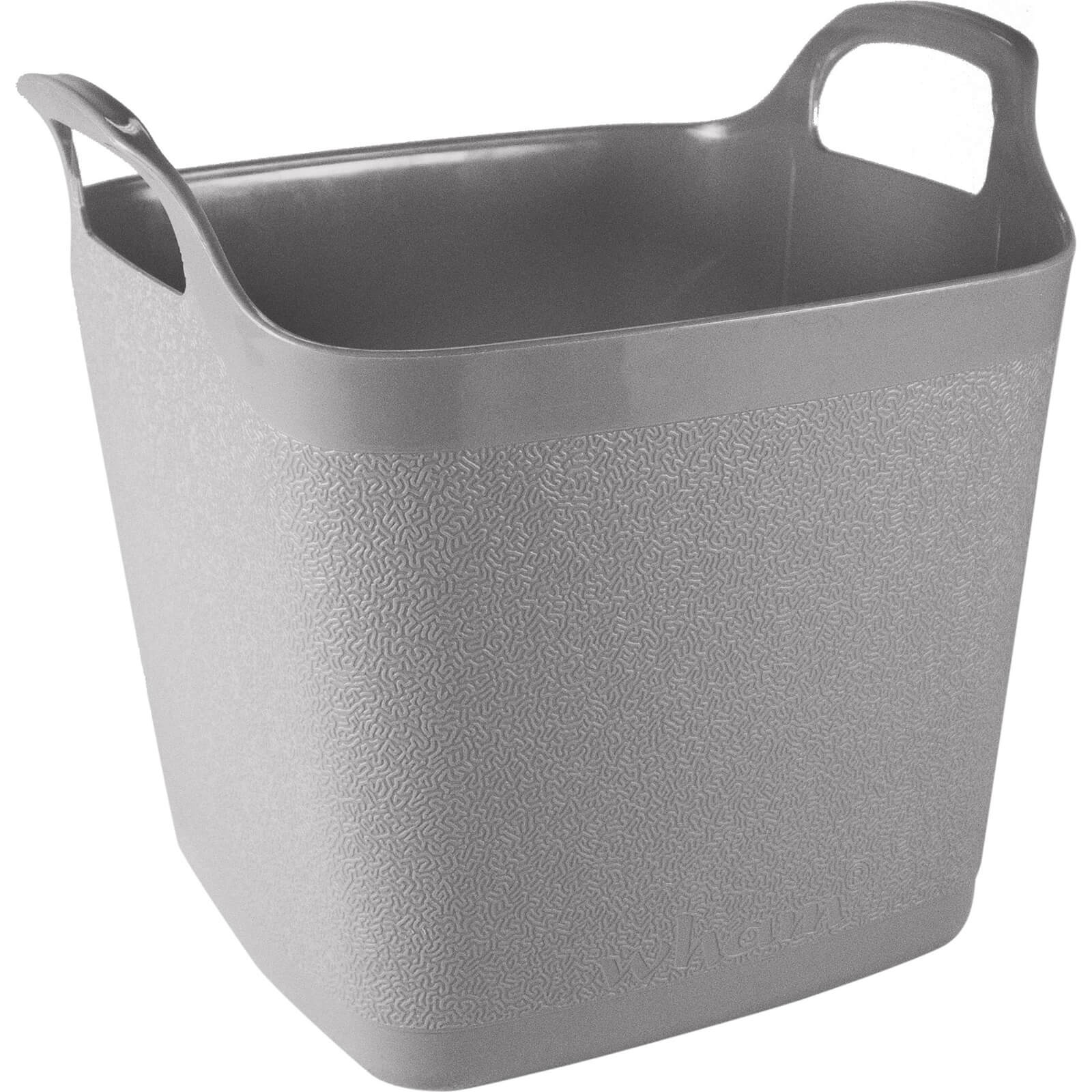 Image of Town and Country Square Flexi Tub Flexible Bucket 15l Grey