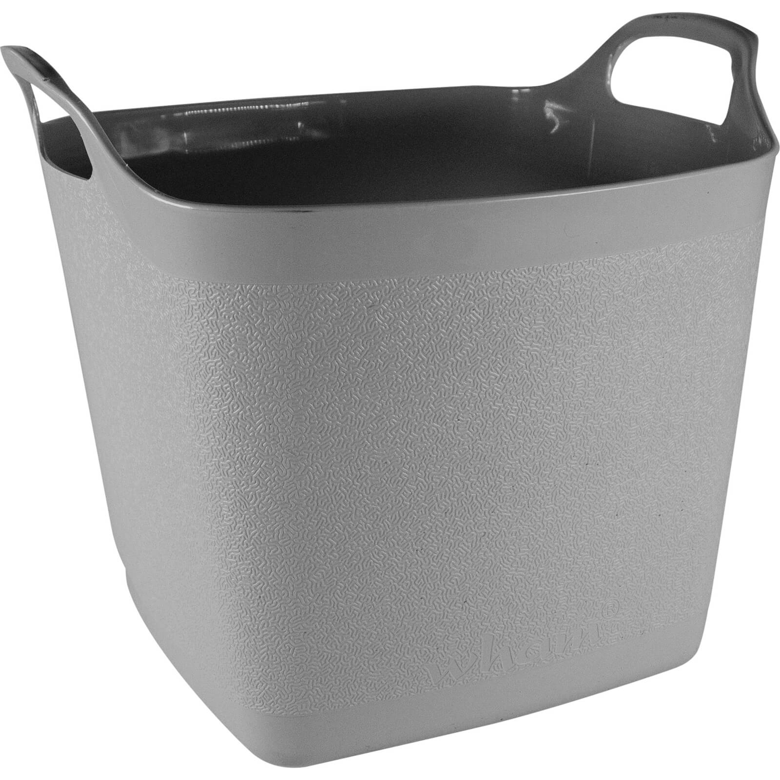 Image of Town and Country Square Flexi Tub Flexible Bucket 25l Grey