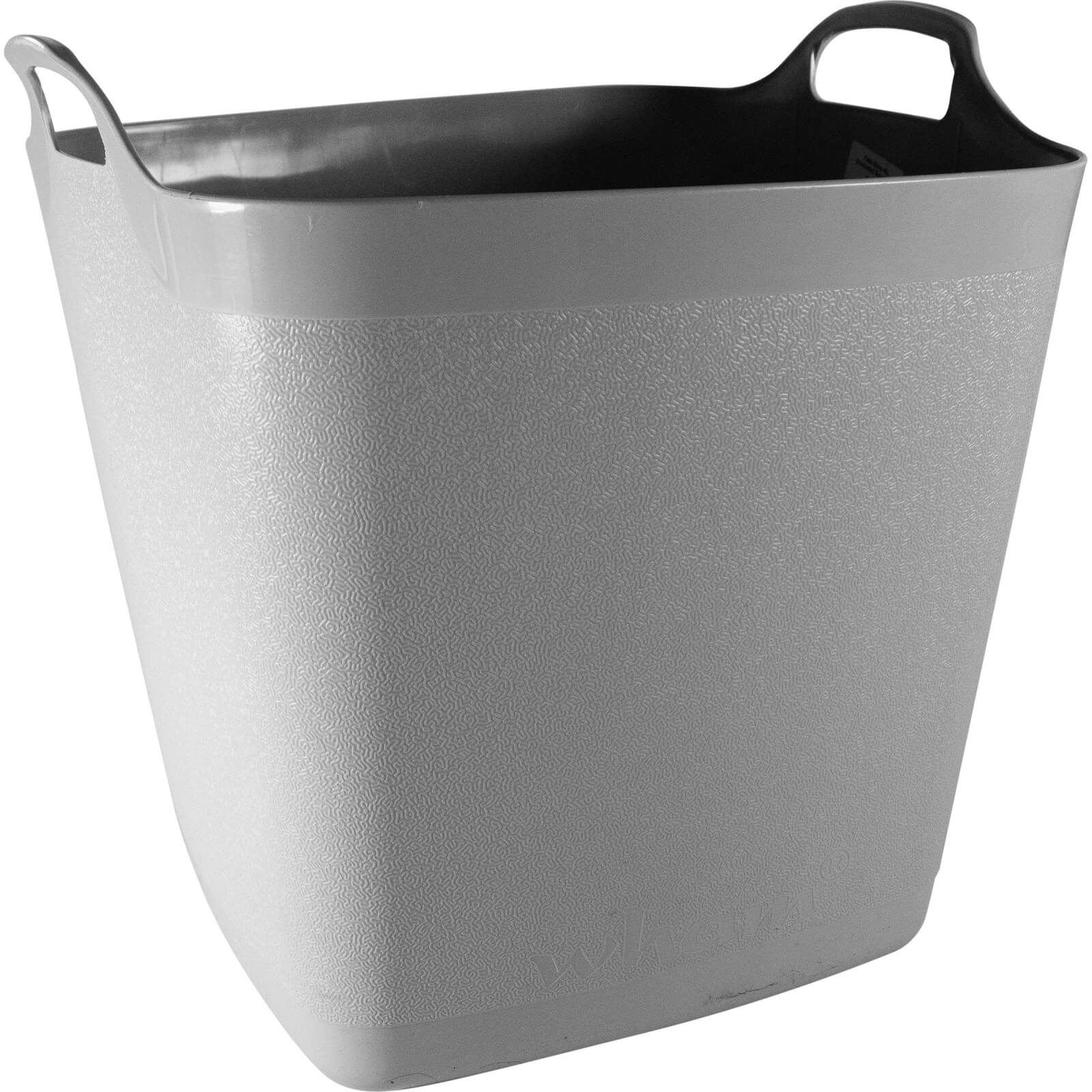 Image of Town and Country Square Flexi Tub Flexible Bucket 40l Grey