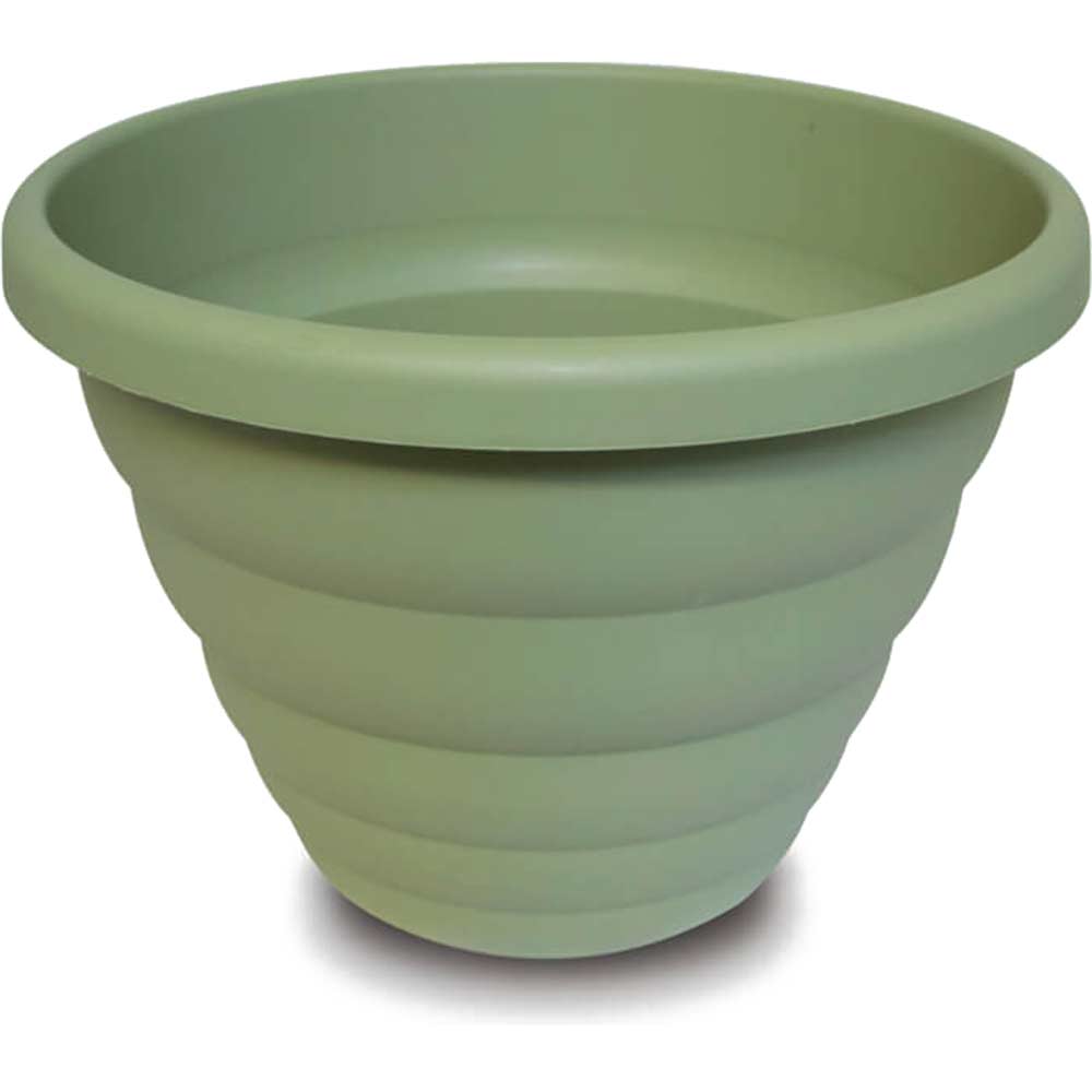 Town and Country Plastic Beehive Planter Pot 12l Green