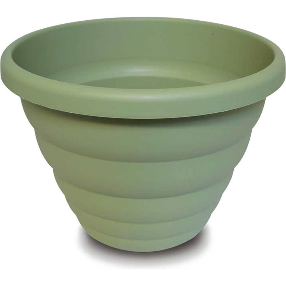 Town and Country Plastic Beehive Planter Pot 102l Green