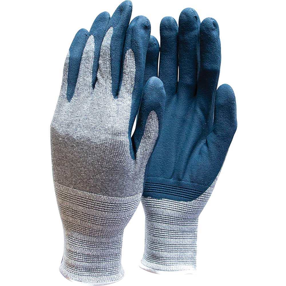 Town and Country Eco Flex Comfort Garden Gloves Blue / Grey XS Pack of 1