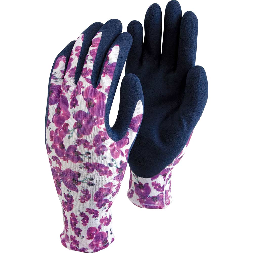 Image of Town and Country Mastergrip Patterns Garden Gloves Cherry Blossom S