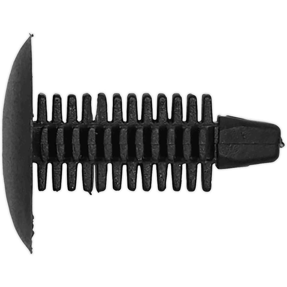 Sealey Universal 18mm x 23mm Fir Tree Clips Black Pack of 20