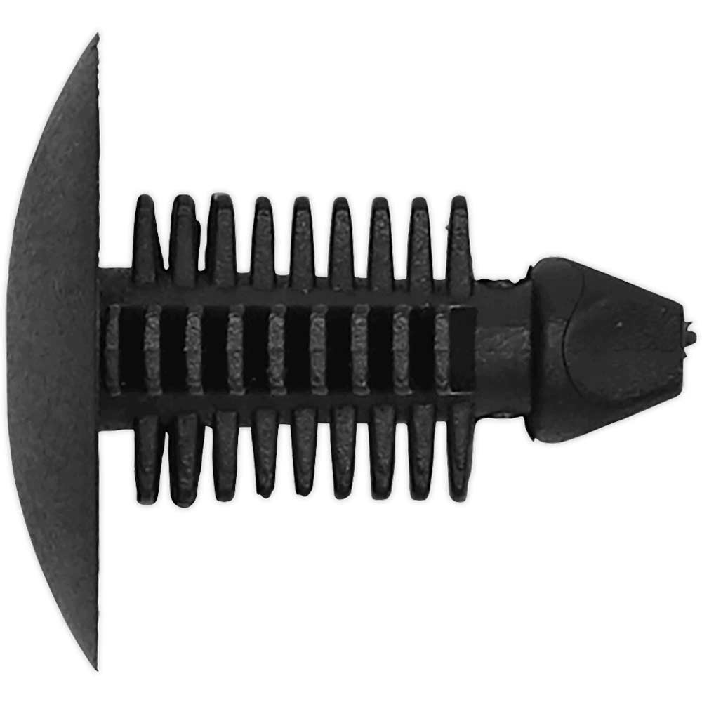 Sealey Universal 20mm x 22mm Fir Tree Clips Black Pack of 20