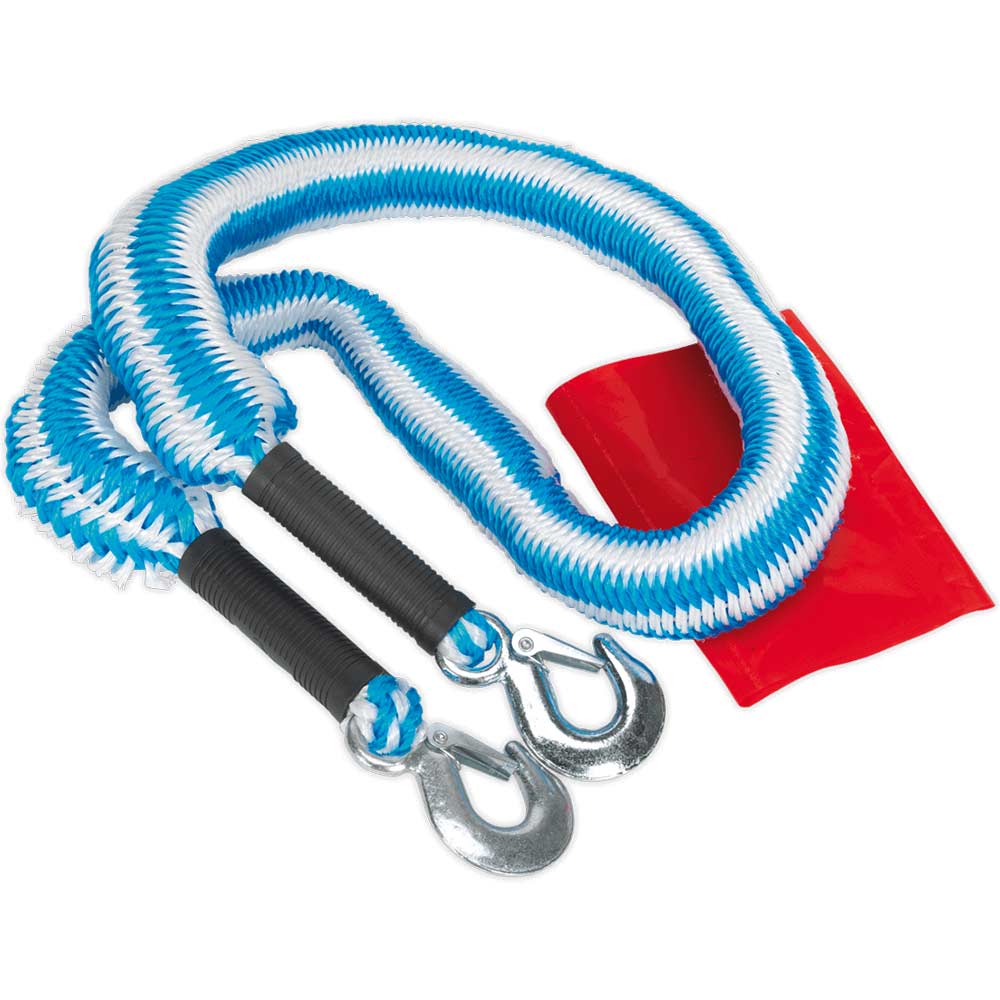 Sealey Rolling Load Capacity Tow Rope 2 Tonne