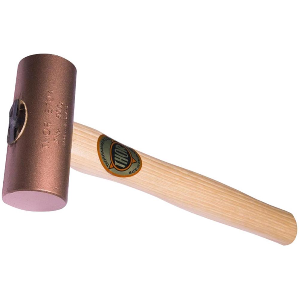 Thor Round Solid Copper Mallet Wooden Handle 1.7kg