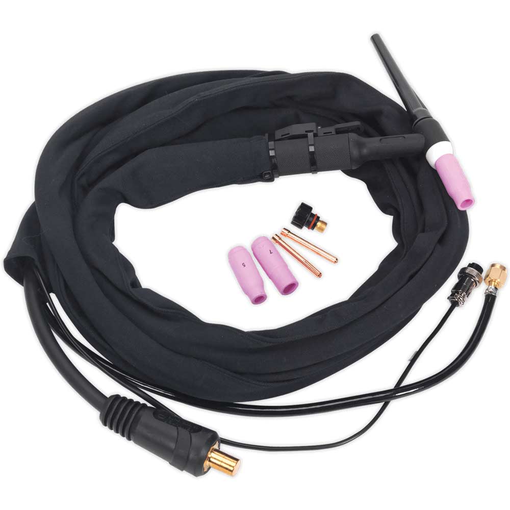 Image of Sealey Push Button Torch for TIG180S and TIG200S TIG Inverter Welders