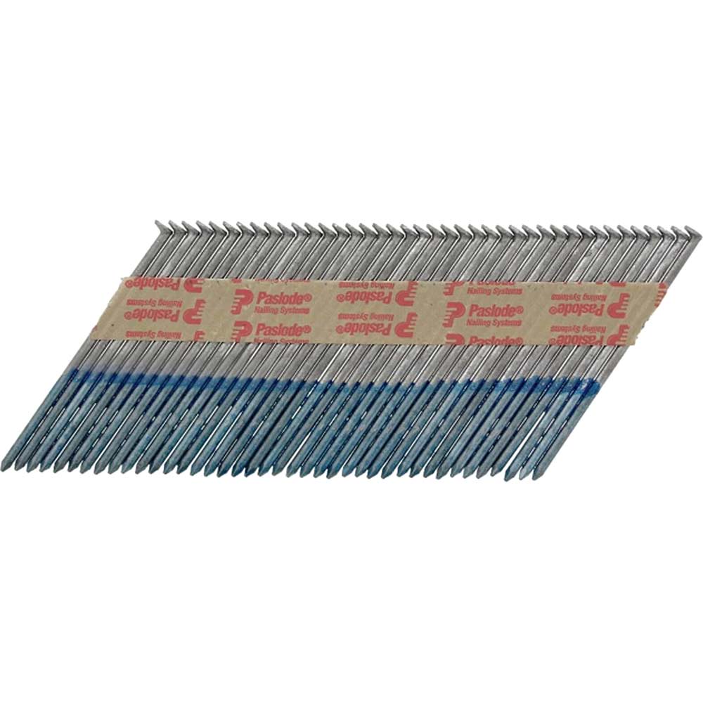 Paslode IM360CI Hot Dipped Galvanised Ring Shank Collated Nails and Gas 90mm Pack of 2200