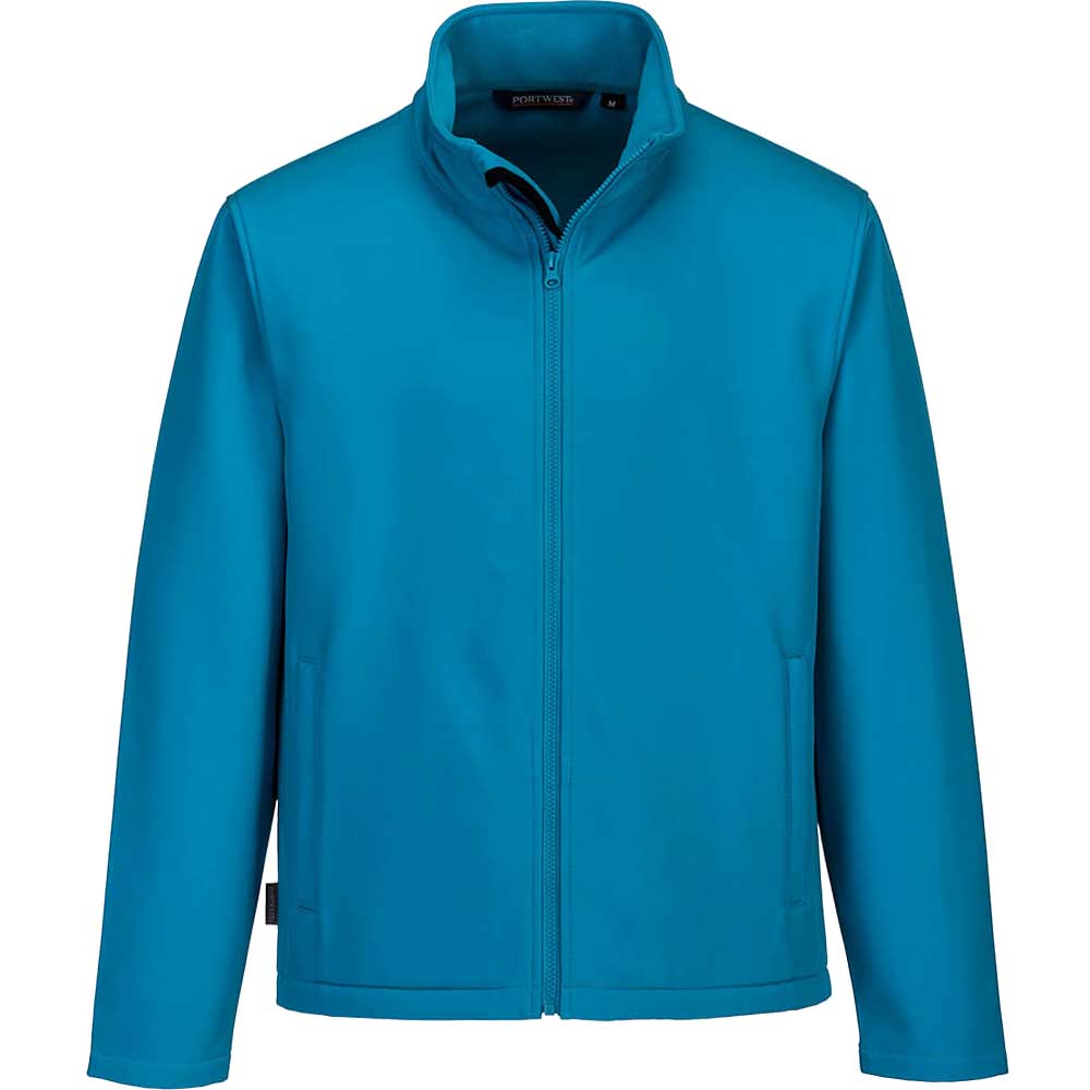 Portwest Mens Print and Promo Softshell Jacket Aqua M