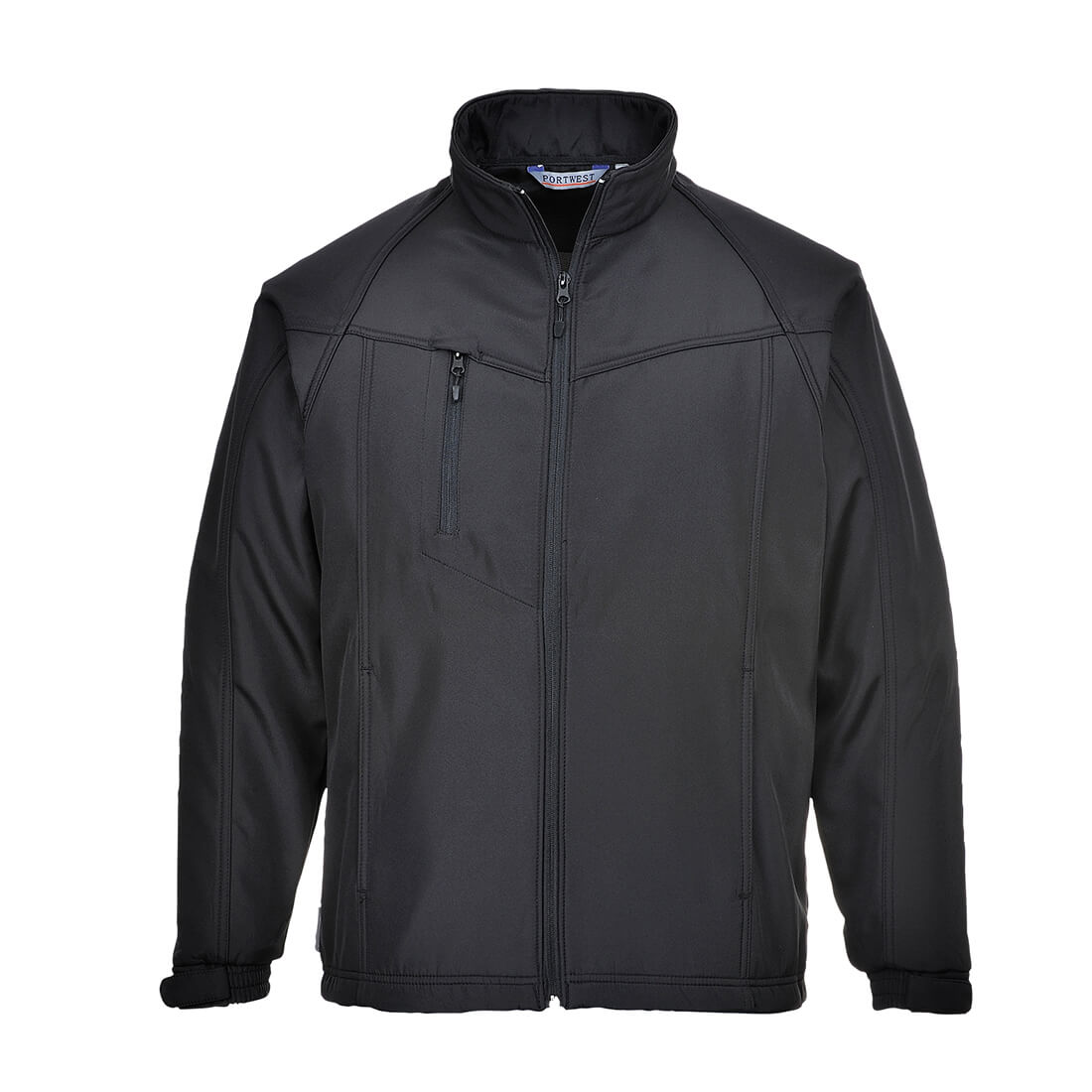 Image of Portwest Oregon Mens Softshell Jacket Black 2XL