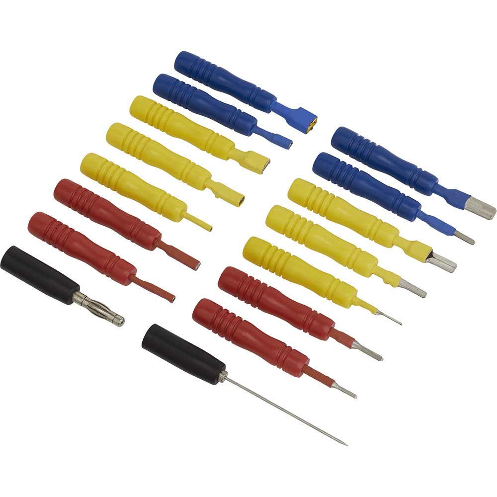 Image of Sealey 16 Piece Test Lead Connector Set