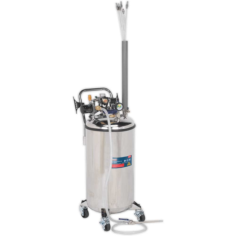 Image of Sealey TP201 Stainless Steel Fuel Tank Drainer
