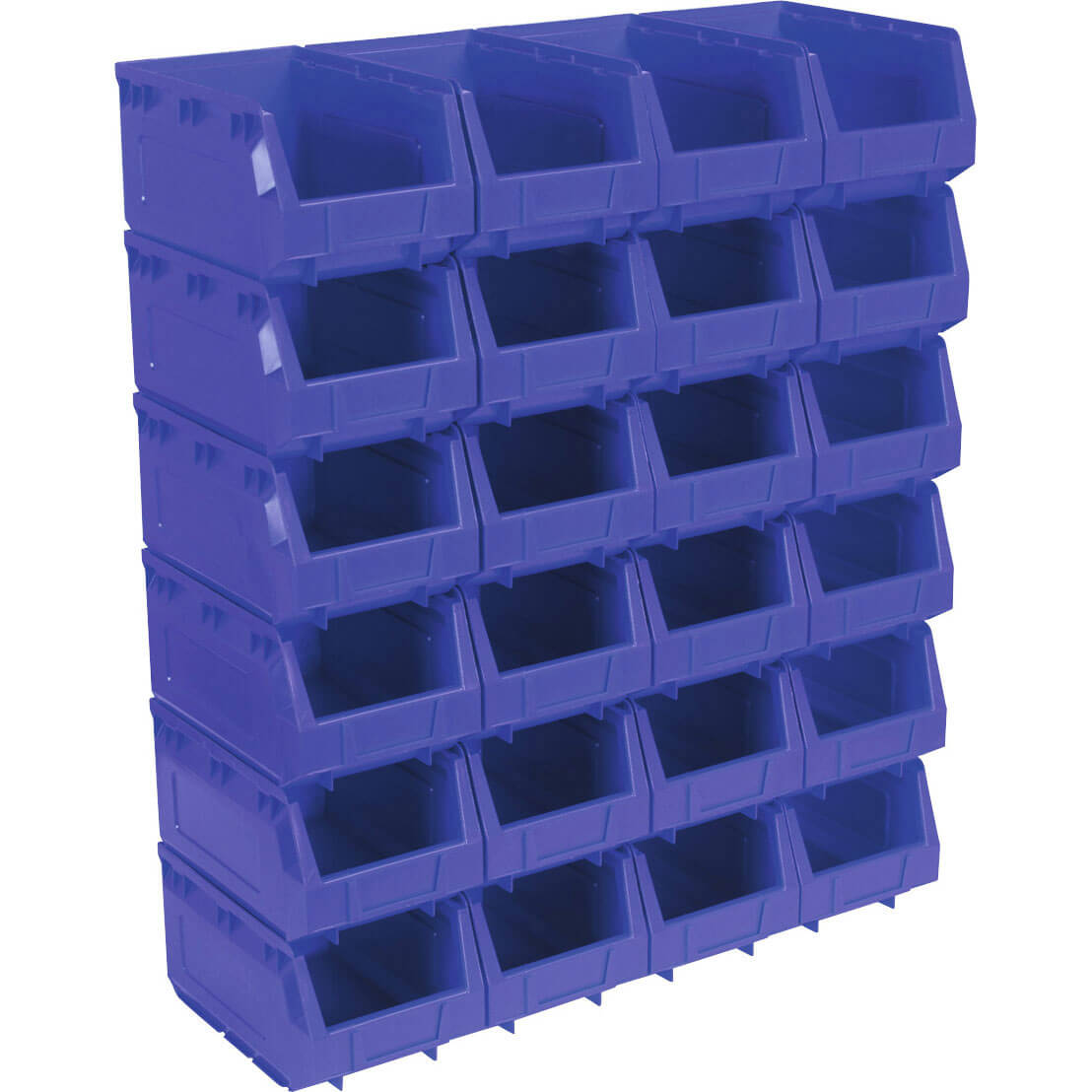 Image of Sealey Plastic Storage Bin 103 x 85 x 53mm Blue 24