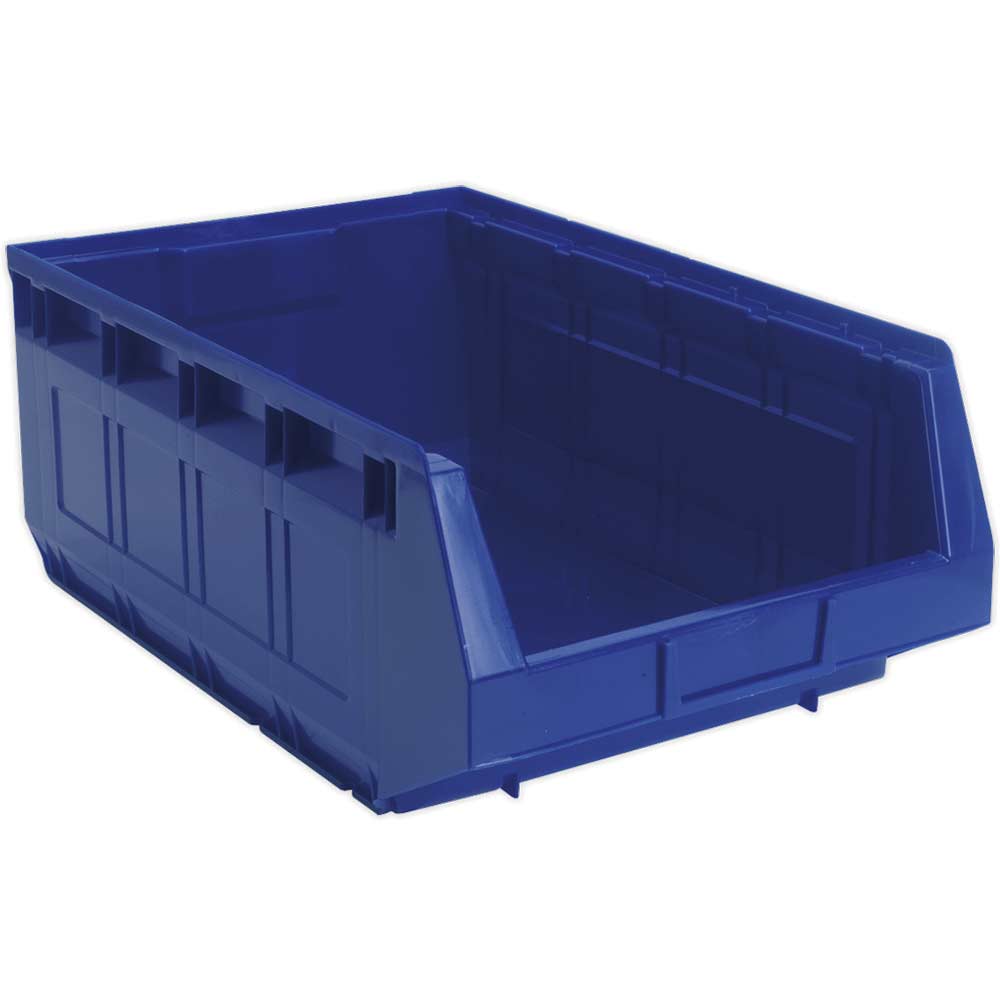 Sealey Plastic Storage Bin 310 x 500 x 190mm Blue Pack of 12 in UK Specification