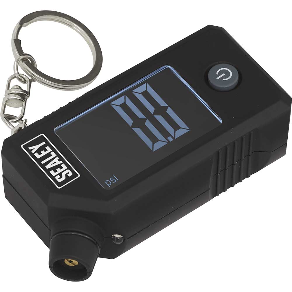 Image of Sealey Keyring Digital Tyre Pressure and Tread Depth Gauge