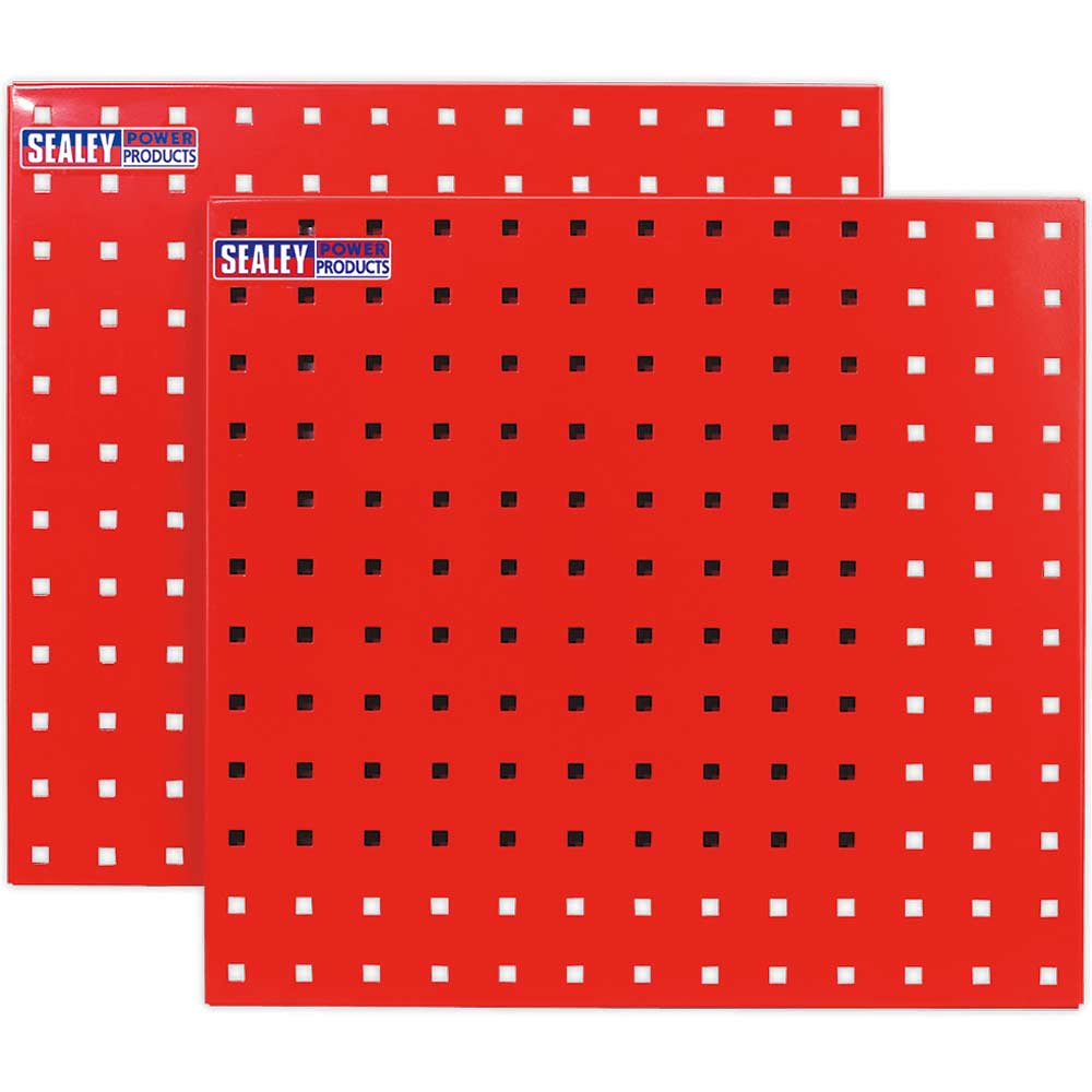 Sealey PerfoTool Pegboard Storage Panel 500mm Pack of 2 in UK Specification