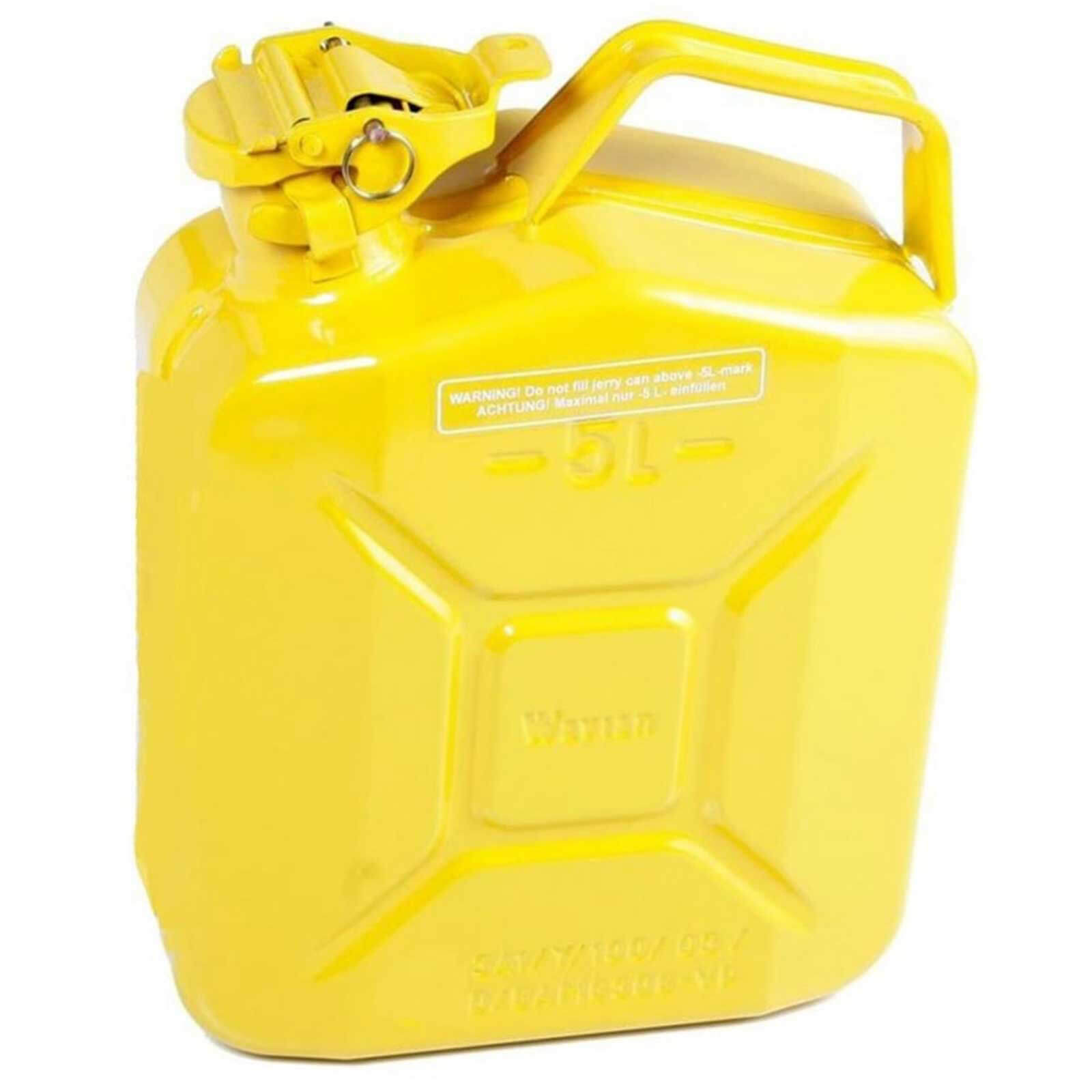 Image of Sirius Metal Jerry Can 5l Yellow